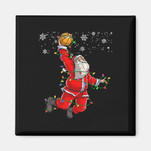 Aimant Noël Santa Claus Volleyball Pyjama Xmas Mens