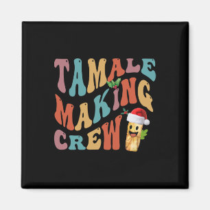 Aimant Noël Tamale Making Crew Mexicaine Food Family M