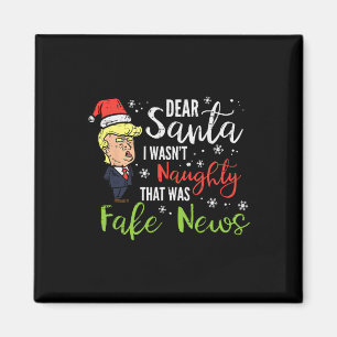 Aimant Noël Trump Cher Père Noël Faux News Drôle Noël Moi