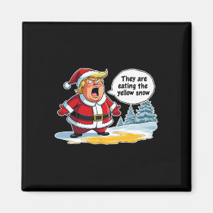 Aimant Noël Trump Père Noël Ils Mangent Le Ye