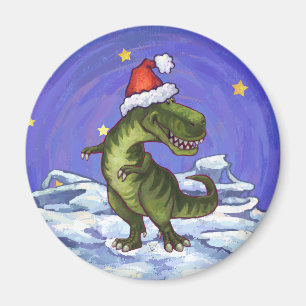 Aimant Noël Tyrannosaurus