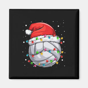 Aimant Noël Volley-ball Noël Père Noël Sports Casquette B