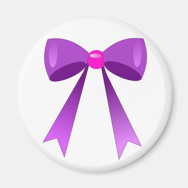 Aimant noeud pourpre (Devant)