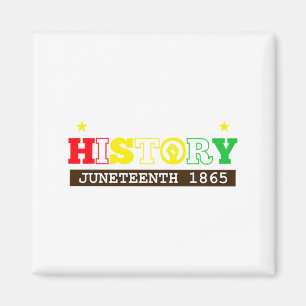 Aimant Noir Américain Connaissez Votre Histoire 1865 Juin