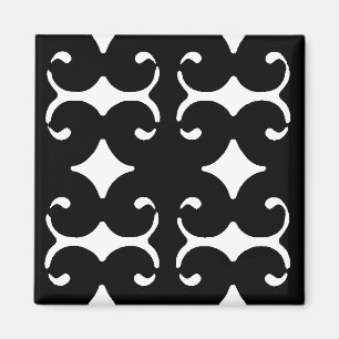 Aimant noir de motif