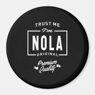Aimant Nola Nom personnalisé Anniversaire