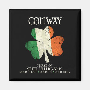 Aimant Nom de famille Conway Irlande Maison Irlandaise de