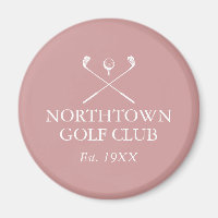 Nom de golf personnalisé Rose Poussiéreuse Rose