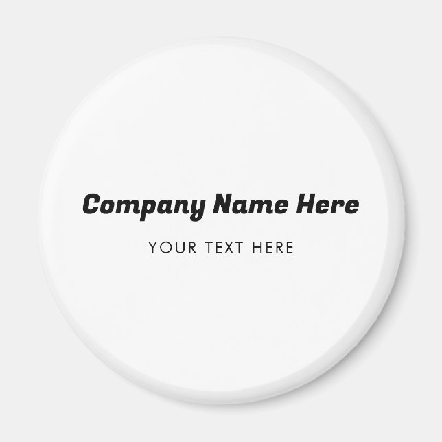 Aimant Nom du logo de l'entreprise Entreprise Promotion E (Devant)