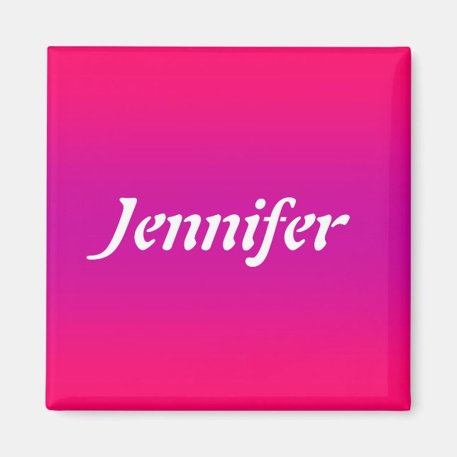 Aimant Nom Modèle (Devant)