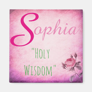Aimant Nom Signification de l'aimant : Sophia, Sainte Sag