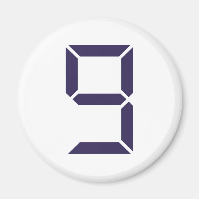 Aimant Nombre - Neuf - 9 (Devant)