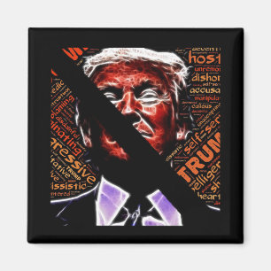 Aimant Non à Donald Trump en tant que président