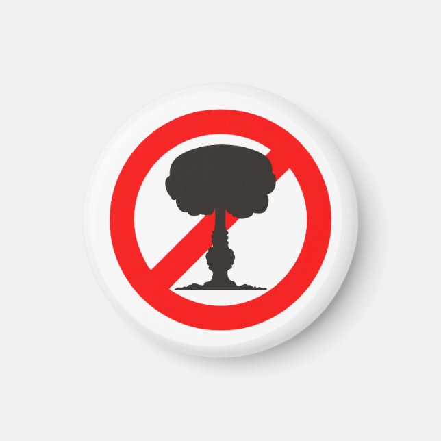 Aimant Non à la bombe (Devant)