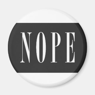 Aimant NOPE - BlackBox blanc