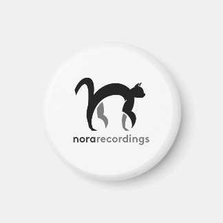 Aimant nora ings logo carré blanc マ distance