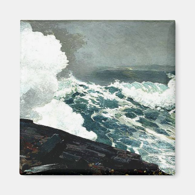 Aimant Noreaster - Winslow Homer (Devant)