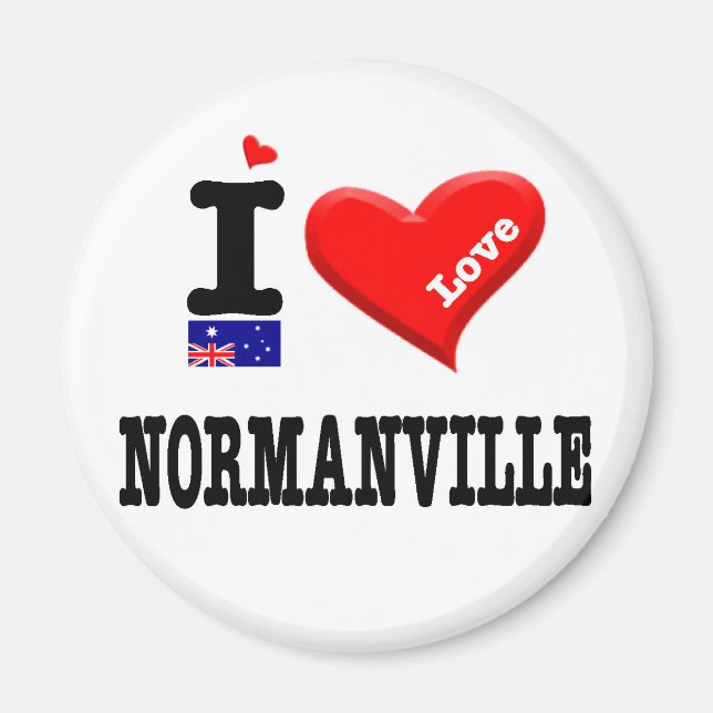 Aimant NORMANVILLE - I Love (Devant)