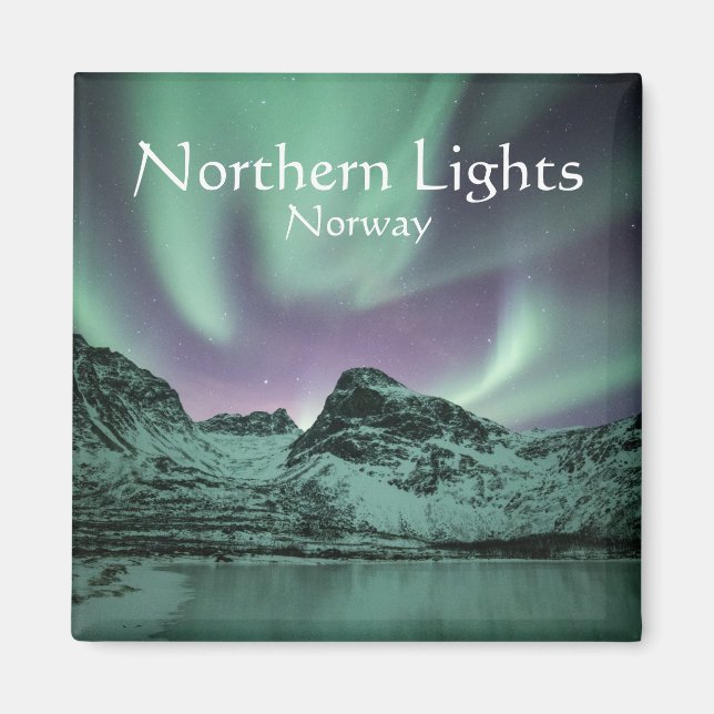 Aimant Northern Lights Nature Photo (Devant)