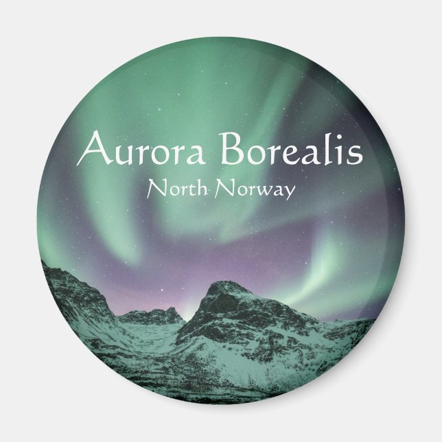 Aimant Northern Lights Nature Photo (Devant)