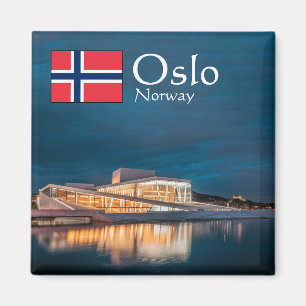 Aimant Norvège Oslo Souvenir