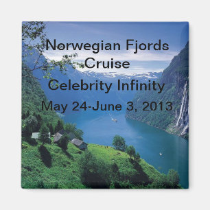 Aimant norvégien de croisière de fjords
