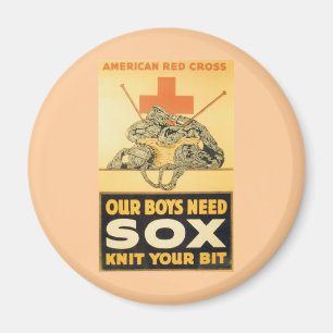 Aimant Nos garçons ont besoin de Sox