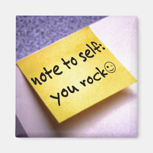 Aimant Note drôle à l'aimant d'individu