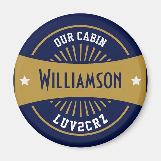 Aimant Notre Cabine bateau de croisière  Cabine Marker (Devant)