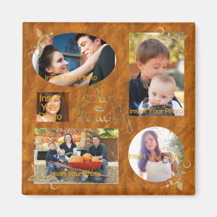 Aimant Notre collection d'albums photo famille