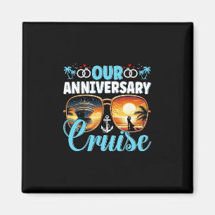 Aimant Notre croisière de conception de couples de mariag