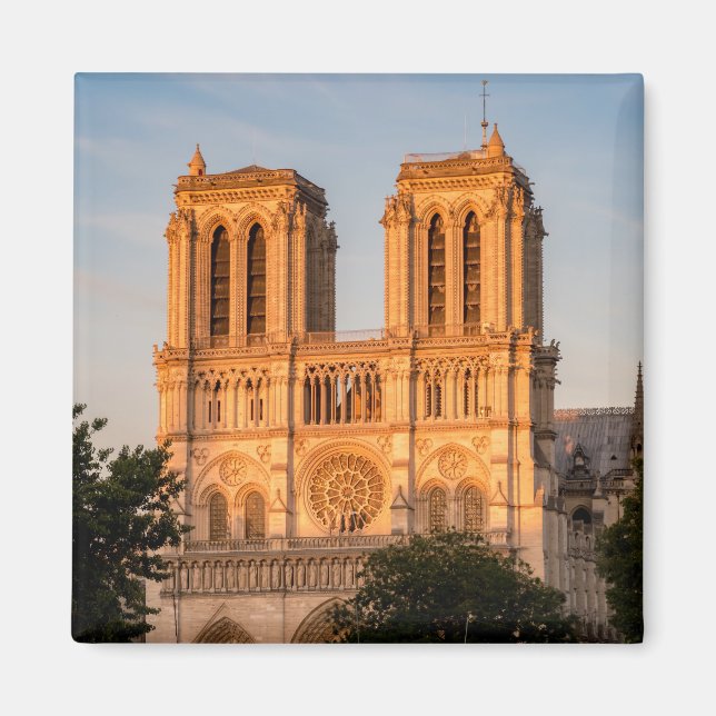 Aimant Notre Dame de Paris à l'Heure d'or - Paris, France (Devant)