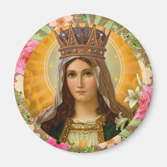Aimant Notre Dame Vierge Marie Religieux Catholique (Devant)