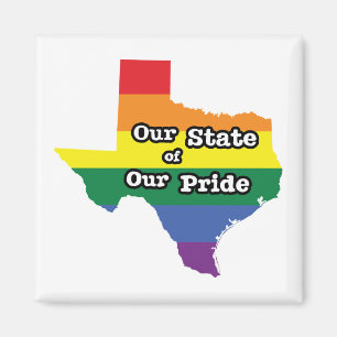 Aimant Notre État de notre fierté Texas
