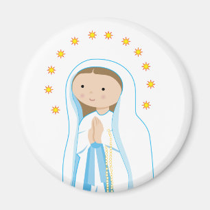 Aimant Notre Madame de Lourdes