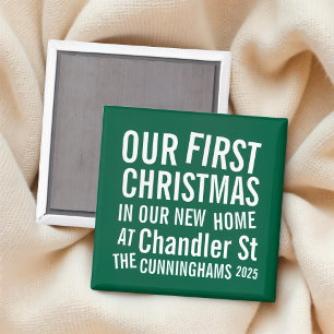 Aimant Notre premier Noël dans notre nouvelle maison Mode