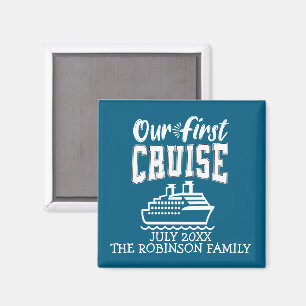 Aimant Notre premier voyage en famille de croisière Souve