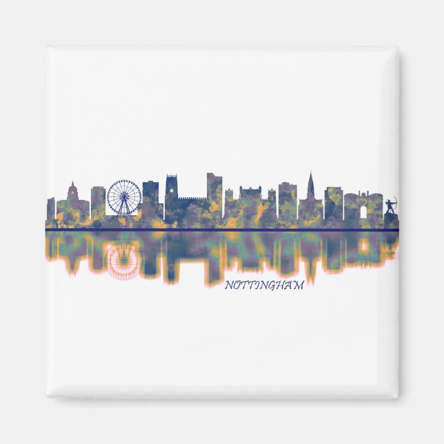 Aimant Nottingham Skyline (Devant)