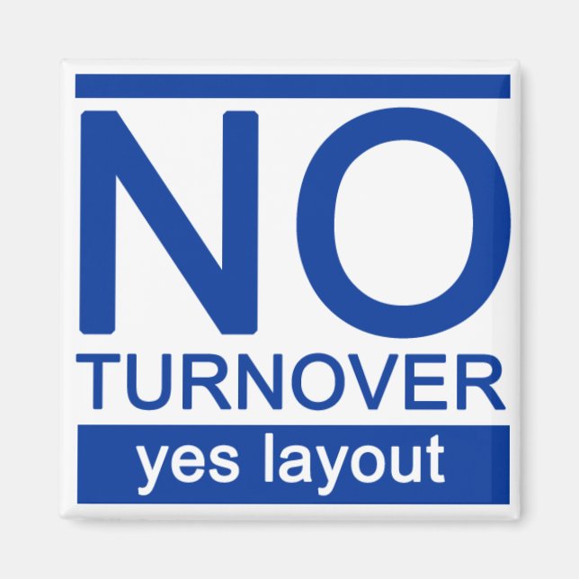 Aimant - NOturnover (Devant)