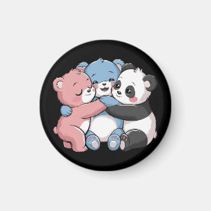 Aimant Nounours mignons avec Panda