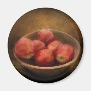 Aimant Nourriture - pommes - un bol de pommes