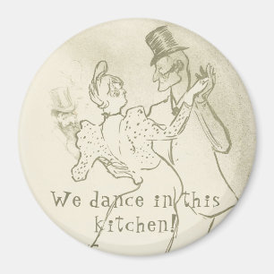 Aimant Nous dansons dans cette cuisine   Lautrec, couple 