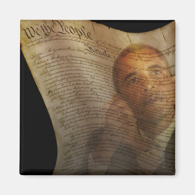 Aimant Nous le Peuple...Barack Obama & la Constitution (Devant)