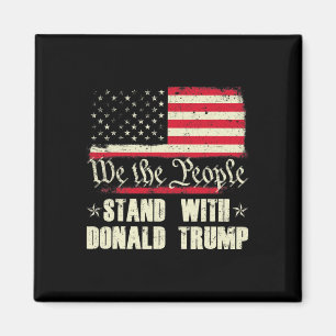 Aimant Nous Le Peuple Soutenons Donald Trump Drapeau Amér