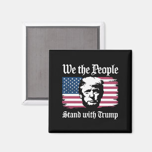 Aimant Nous, le peuple, soutenons Donald Trump, soutien 2