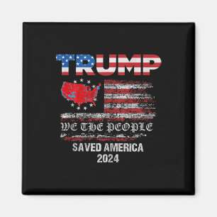 Aimant Nous le peuple Trump a sauvé l'Amérique 47 Préside