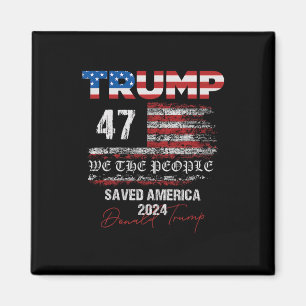 Aimant Nous le peuple Trump a sauvé l'Amérique 47 Préside