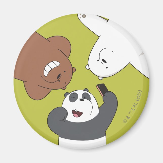 Aimant Nous portons des ours nus - #SquadButs (Devant)