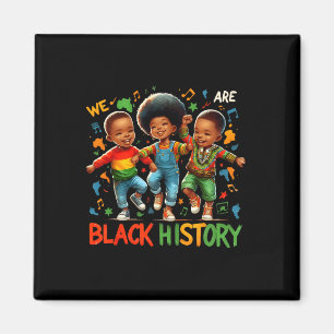 Aimant Nous sommes fiers de l'histoire noire Gif du Mois