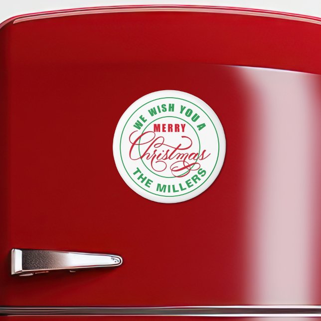 Aimant Nous Vous Souhaitons Un Joyeux Noël (Créateur téléchargé)